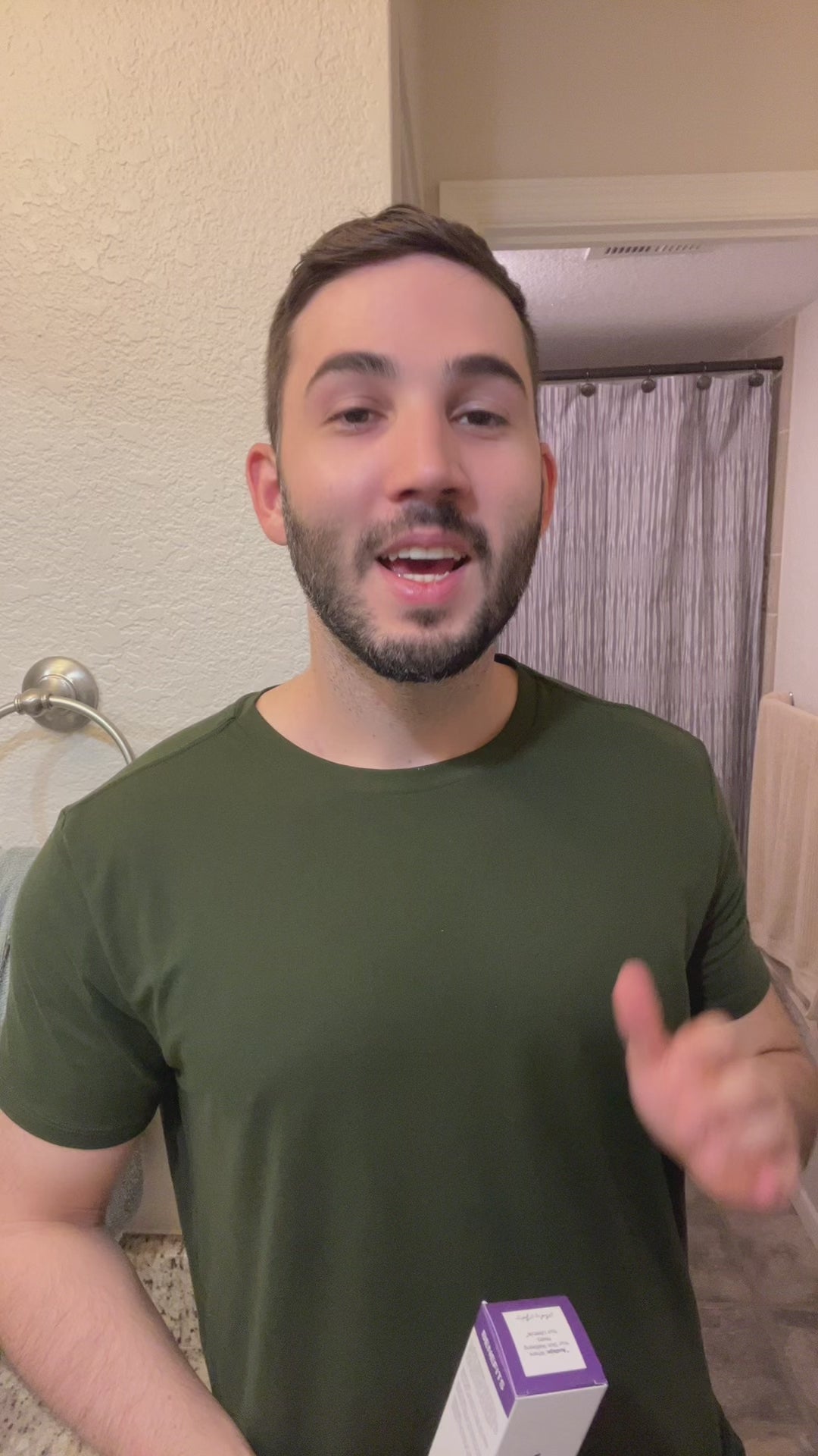 Applying Hydrify Moisturizer on the face and neck